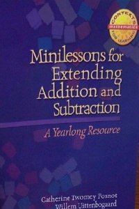 Harcourt School Publishers Math: Minilessons/Extndg Add&sub G2 Cfl