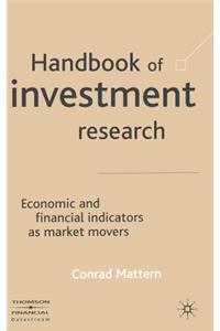 Handbook of Investment Research