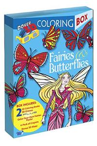 Fairies and Butterflies 3-D Coloring Box