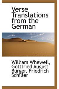 Verse Translations from the German