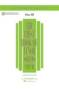 First Book of Tenor Solos