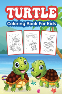Turtles Coloring Book for Kids