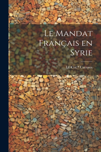 mandat français en Syrie