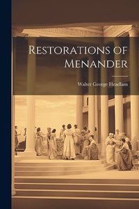 Restorations of Menander