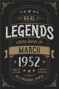 Real Legendes were born in March 1952