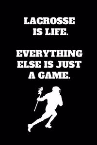 Lacrosse Is Life. Everything Else Is Just A Game.