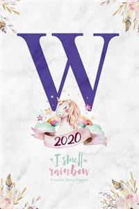 2020 Unicorn Diary Planner I Smell Rainbow