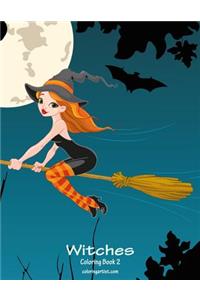 Witches Coloring Book 2