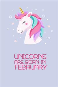 Unicorns are born in February