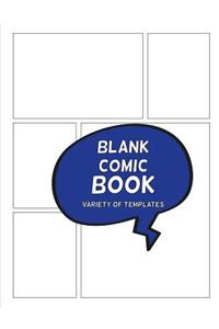 Blank Comic Book Variety of Templates