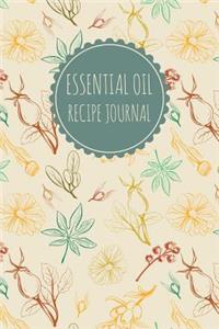 Essential oil recipe journal