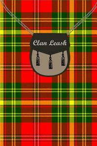 Clan Leask Tartan Journal/Notebook