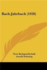 Bach-Jahrbuch (1920)