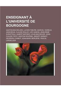 Enseignant A L'Universite de Bourgogne