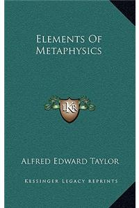 Elements of Metaphysics