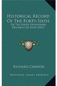 Historical Record of the Forty-Sixth