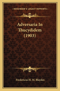 Adversaria In Thucydidem (1903)