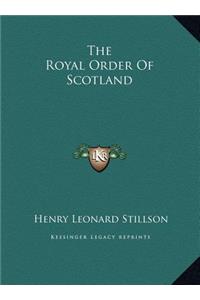 The Royal Order Of Scotland
