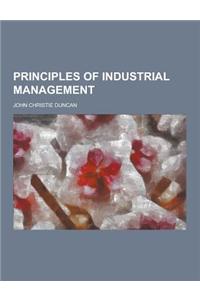 Principles of Industrial Management