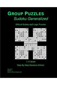 Difficult Sudoku-by5 Logic Puzzles, Vol 1