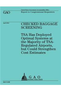 Checked Baggage Screening