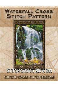 Waterfall Cross Stitch Pattern
