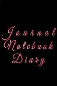 Journal Notebook Diary