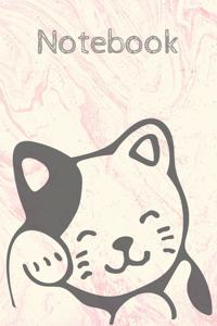 marble cat notebook