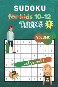 Sudoku for kids 10-12: 80 Sudoku Puzzles - for Teenies from Beginner to Advanced - designed specifically for kids & teenies - Kids activity Book