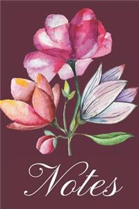 Floral Notes Journal