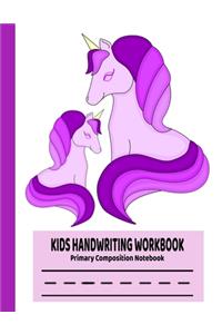 Kids Handwriting Workbook Primary Composition Notebook