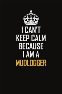 I Can't Keep Calm Because I Am A Mudlogger