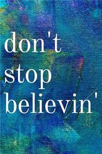 Don't Stop Believin'