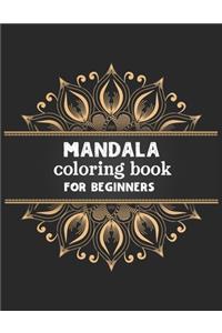 Mandala coloring book for beginners