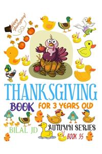 Thanksgiving Book for 3 Years Old