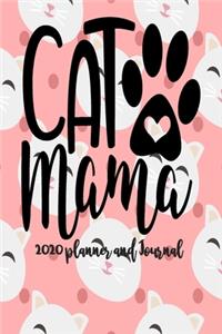 2020 Planner and Journal - Cat Mama