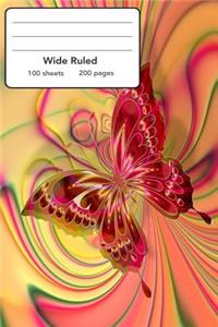 Wide Ruled Composition Notebook 6