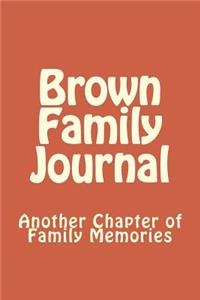 Brown Family Journal