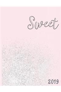 Sweet in Pink with a Soft Spray of Glitter