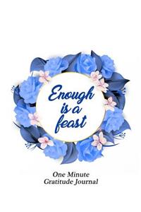 One Minute Gratitude Journal