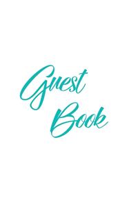 Tiffany Blue Guest Book, Weddings, Anniversary, Party's, Special Occasions, Memories, Christening, Baptism, Visitors Book, Guests Comments, Vacation Home Guest Book, Beach House Guest Book, Comments Book, Funeral, Wake and Visitor Book (Hardback)