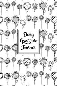Gratitude Journal Scribbly Flowers Pattern 1