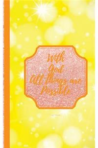 With God All Things Are Possible- Lights Summer