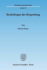 Rechtsfragen Der Bergrettung