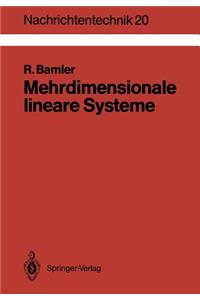 Mehrdimensionale Lineare Systeme