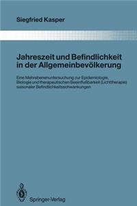 Jahreszeit Und Befindlichkeit in Der Allgemeinbevölkerung