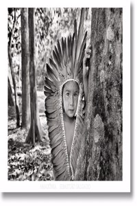 Salgado. Amazonia. Poster 'Yawanawa Girl'