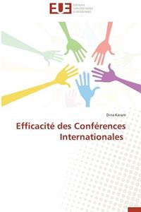 Efficacité Des Conférences Internationales