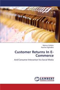 Customer Returns in E-Commerce