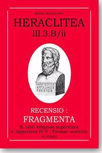 Heraclitea III.3.B/II. Fragmenta (B).